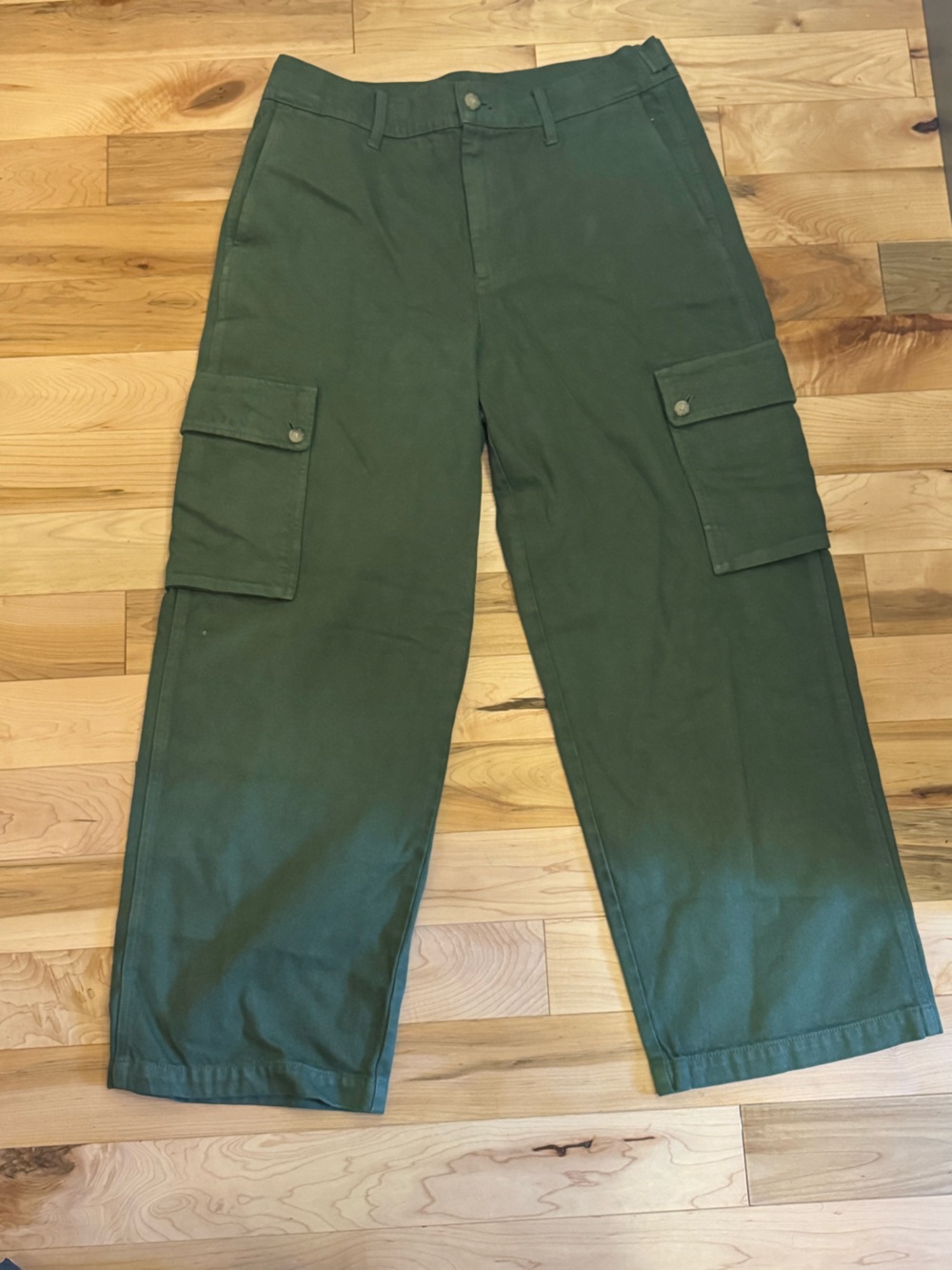 J. Crew Olive Green Cargo Pants with Flap Pockets NWOT